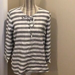 Hester and Orchard Striped Top Size Medium